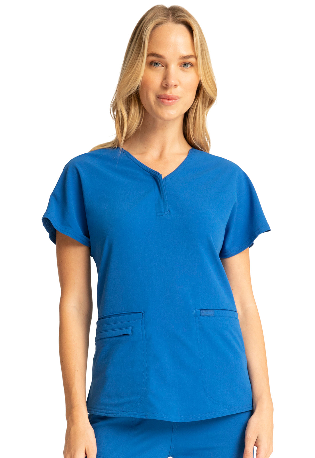 Cherokee Euphoria Women's Zip V-Neck Top