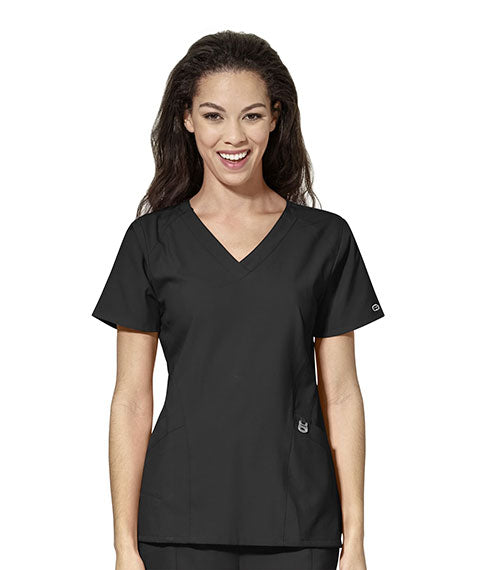 Wink 123 Women's Stylized V-Neck Top
