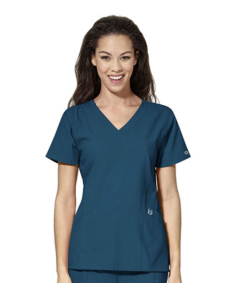 Wink 123 Women's Stylized V-Neck Top