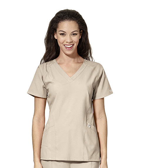 Wink 123 Women's Stylized V-Neck Top