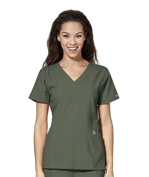 Wink 123 Women's Stylized V-Neck Top