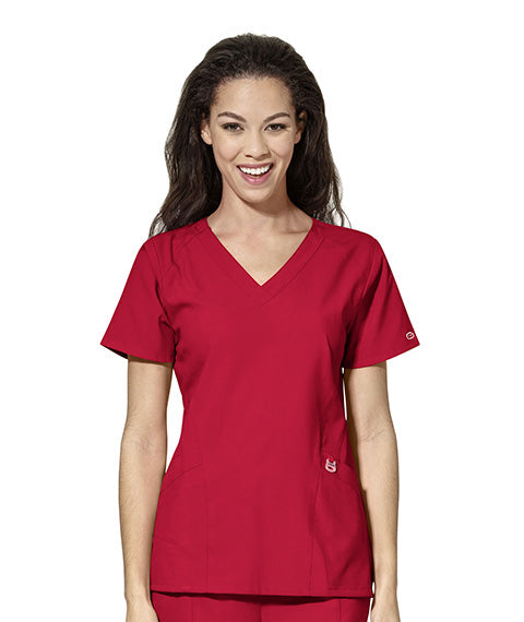 Wink 123 Women's Stylized V-Neck Top