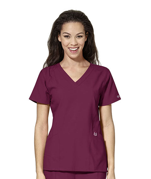 Wink 123 Women's Stylized V-Neck Top