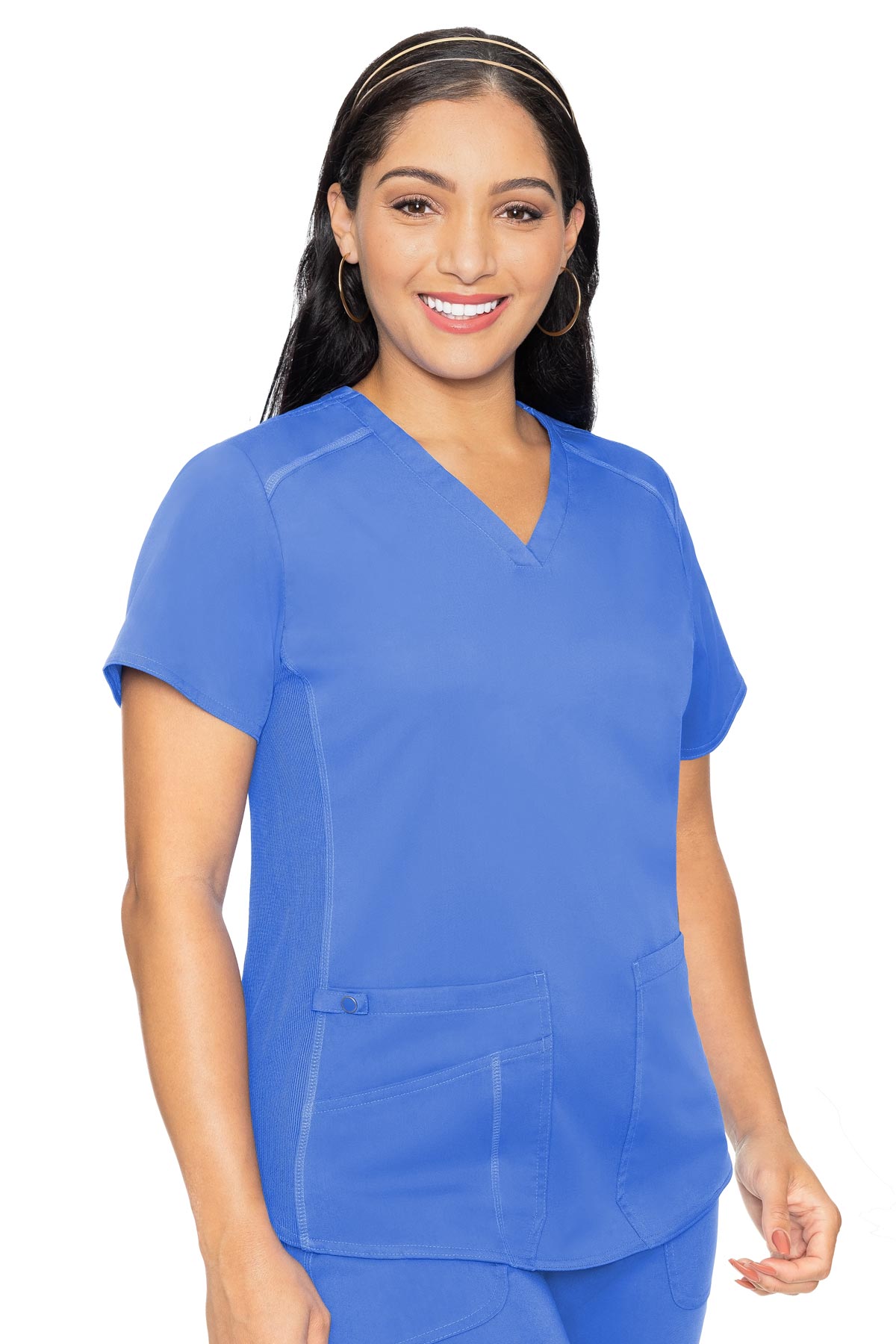 MedCouture Touch Women's V-Neck Shirttail Top