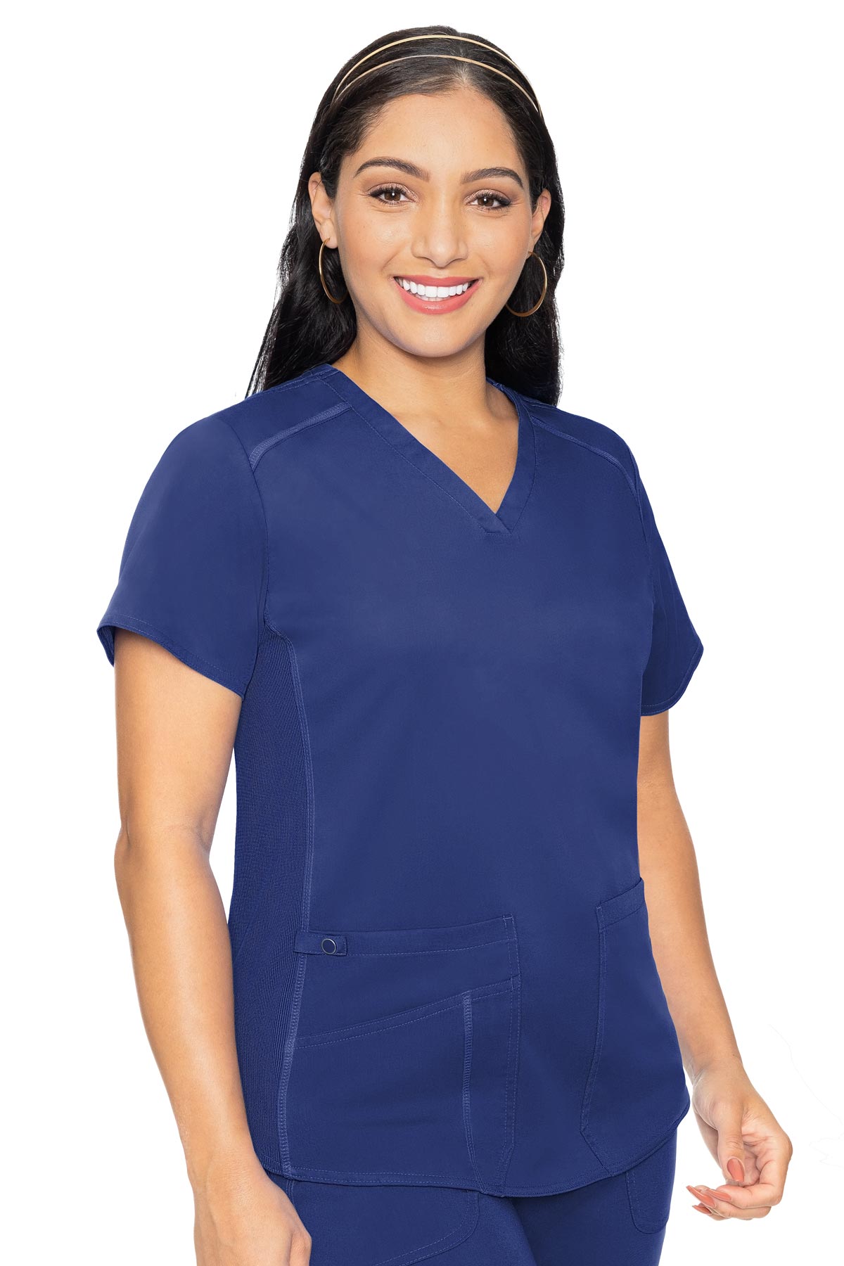 MedCouture Touch Women's V-Neck Shirttail Top