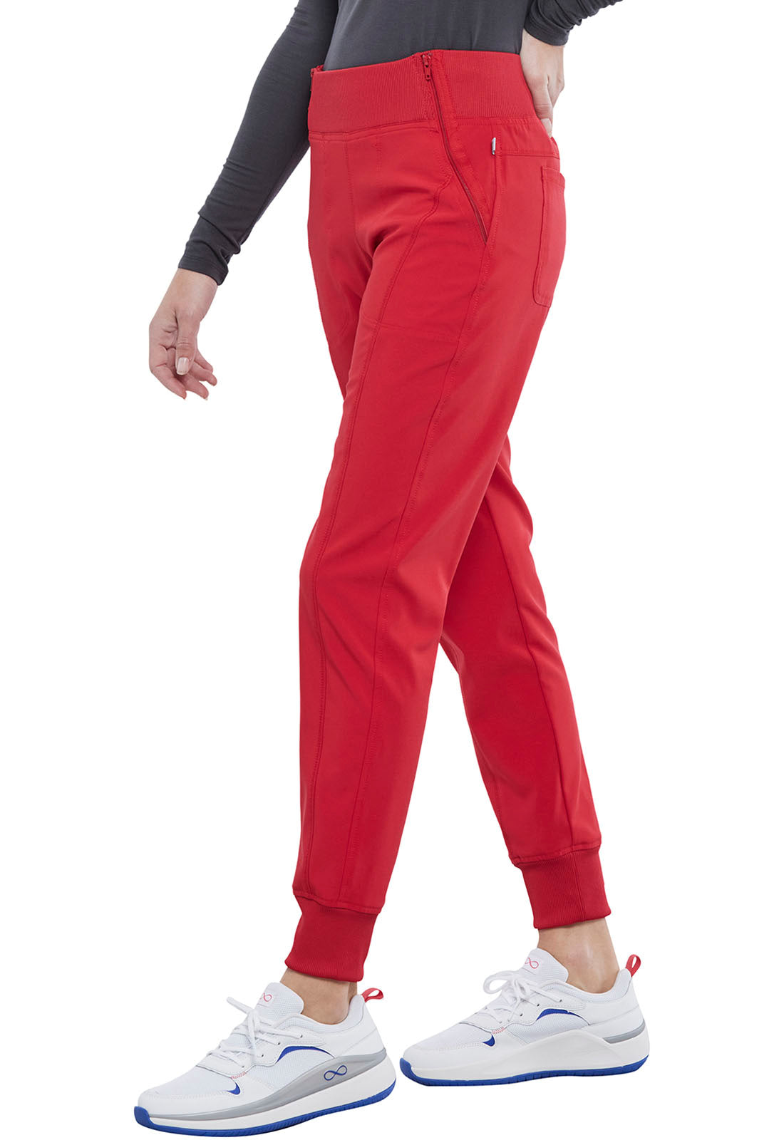 Cherokee Infinity Women's Zipper Mid Rise Jogger
