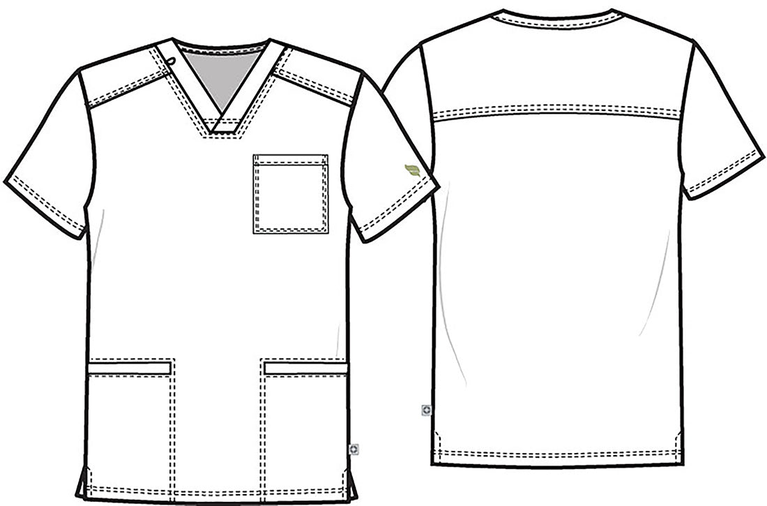 Cherokee Euphoria Men's V-Neck Top