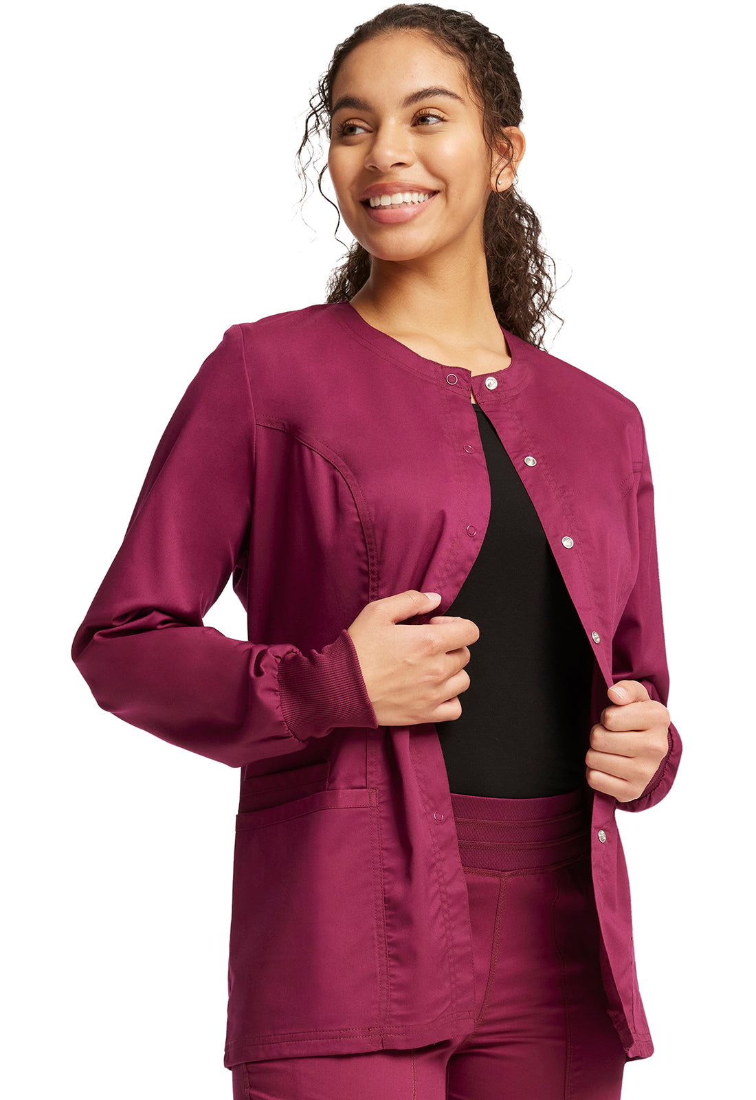 Cherokee Revolution Women's Snap Front Jacket