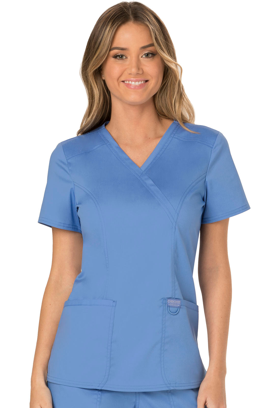 Cherokee Revolution Women's Mock Wrap Top