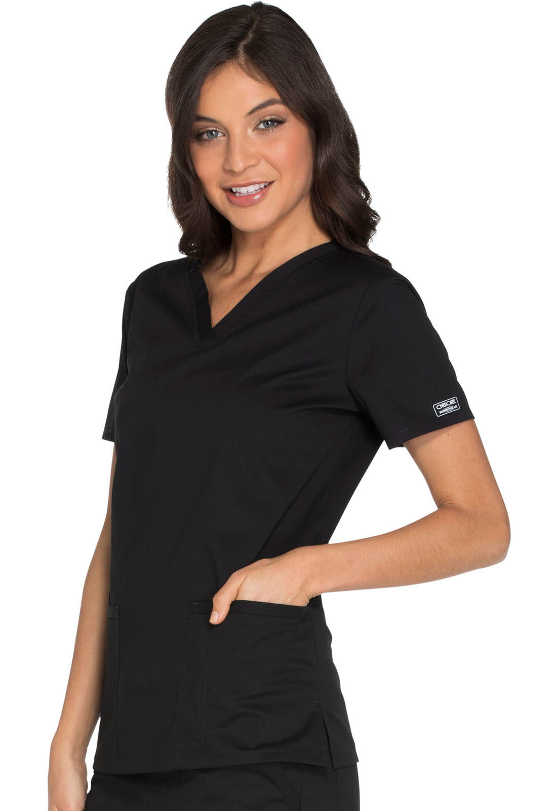 Cherokee Core Stretch Women's V-Neck Top