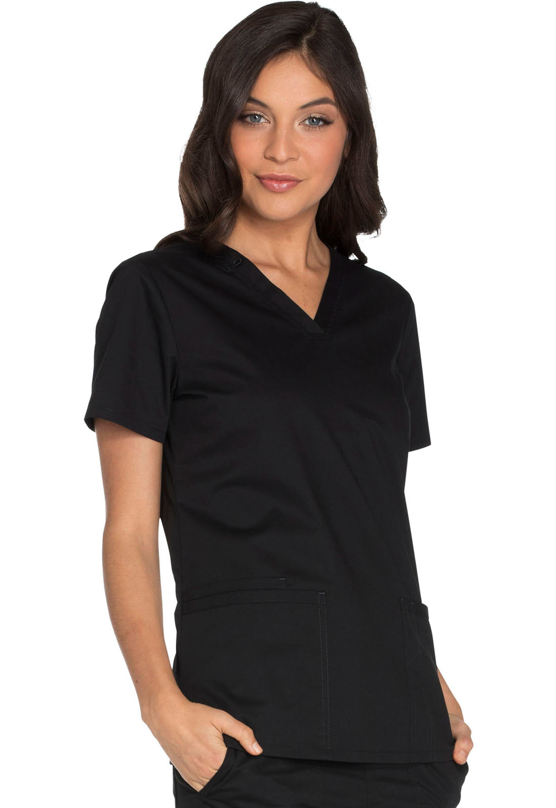 Cherokee Core Stretch Women's V-Neck Top