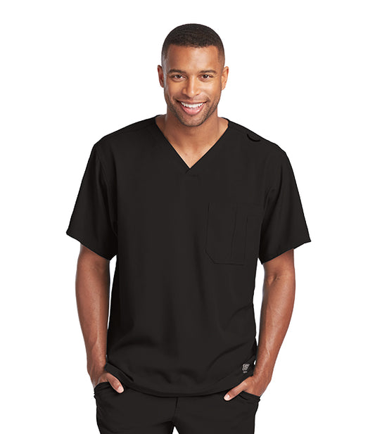 Skechers Men's V-Neck Cargo Pocket Scrub Top