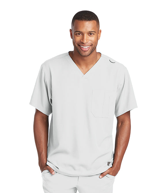 Skechers Men's V-Neck Cargo Pocket Scrub Top