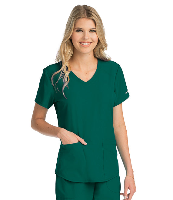 Skechers Women's Breeze Modern Fit V-Neck Scrub Top